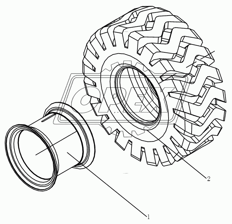 RIM AND TYRE ASSEMBLY