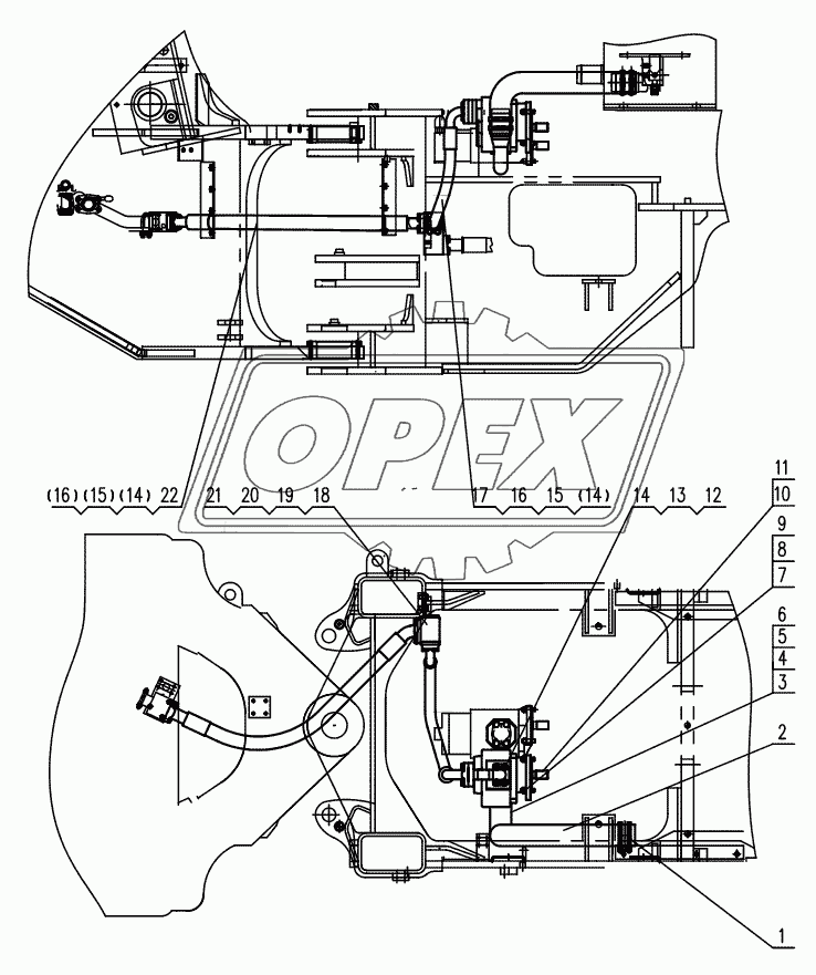 WORKING PUMP ASSEMBLY