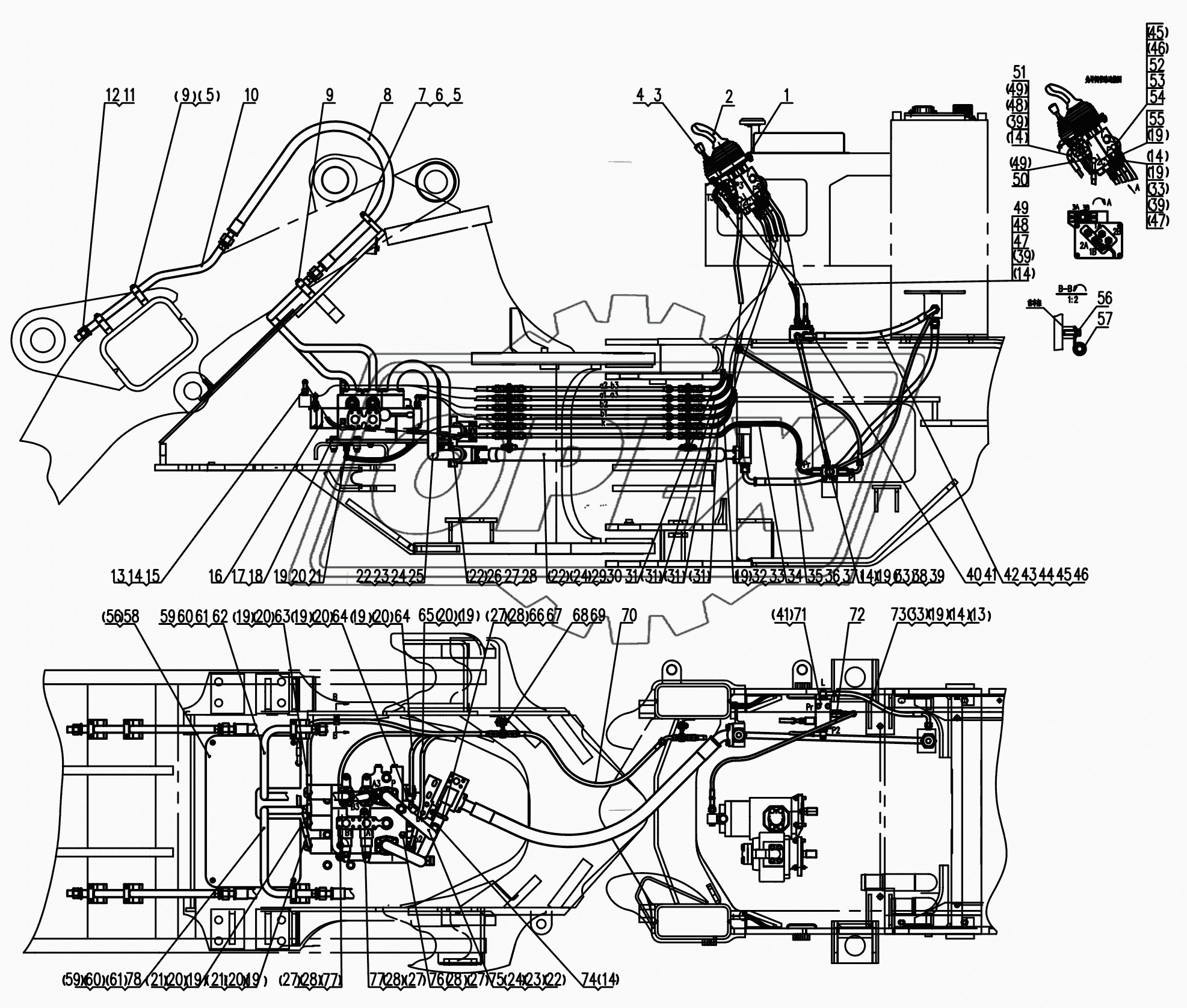 HYDRAULICALLY CONTROLLED ASSEMBLY