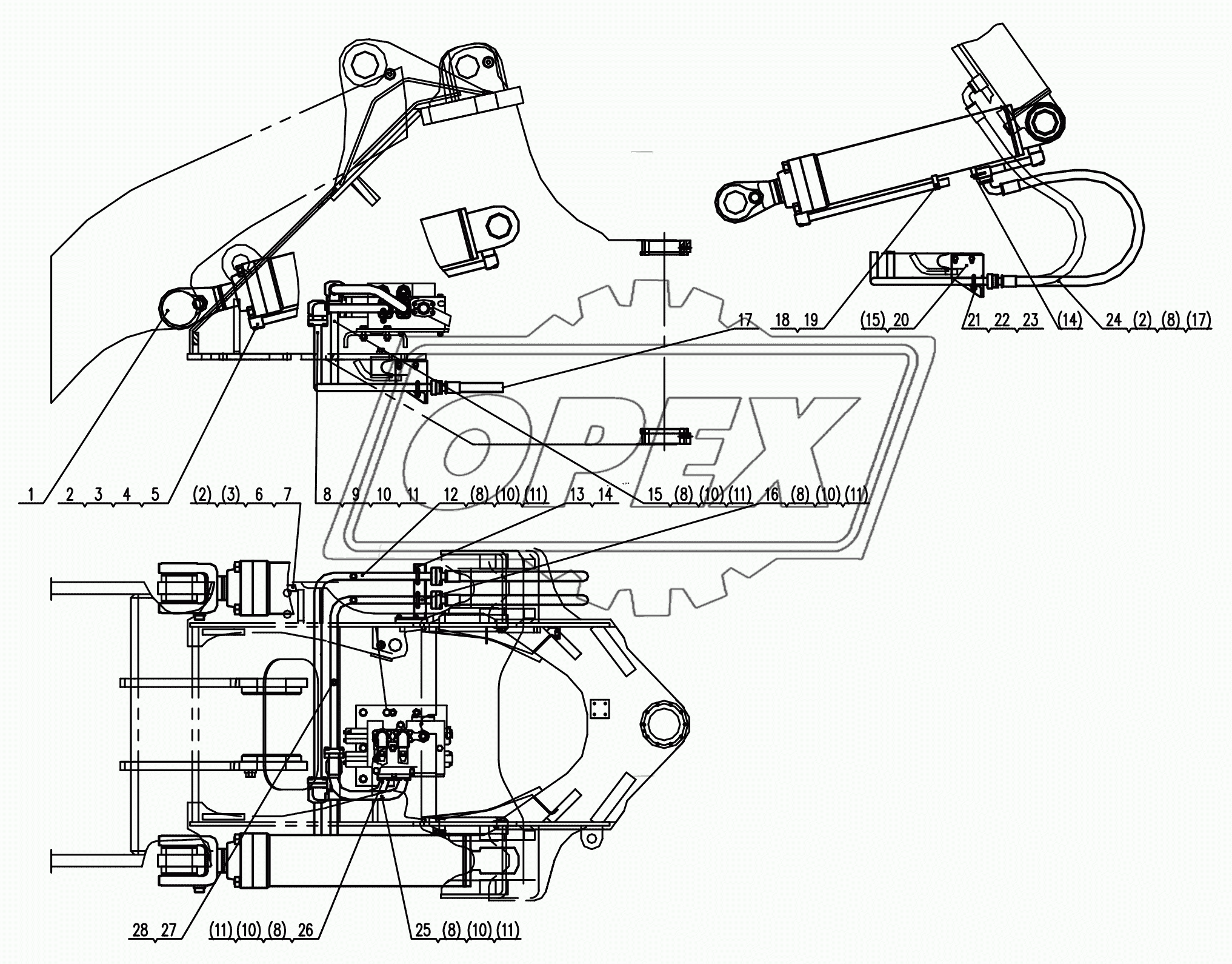 LIFTING CYLINDER ASSEMBLY