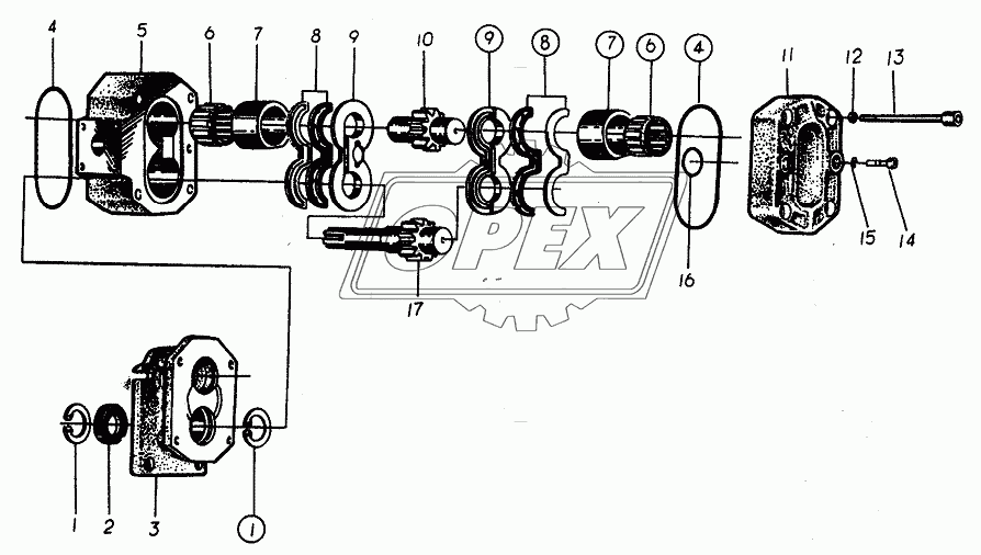 WORKING GEAR PUMP