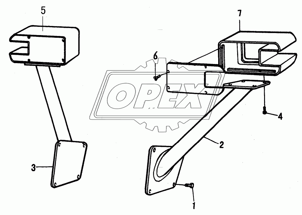 LEFT RIGHT LAMP FRAME