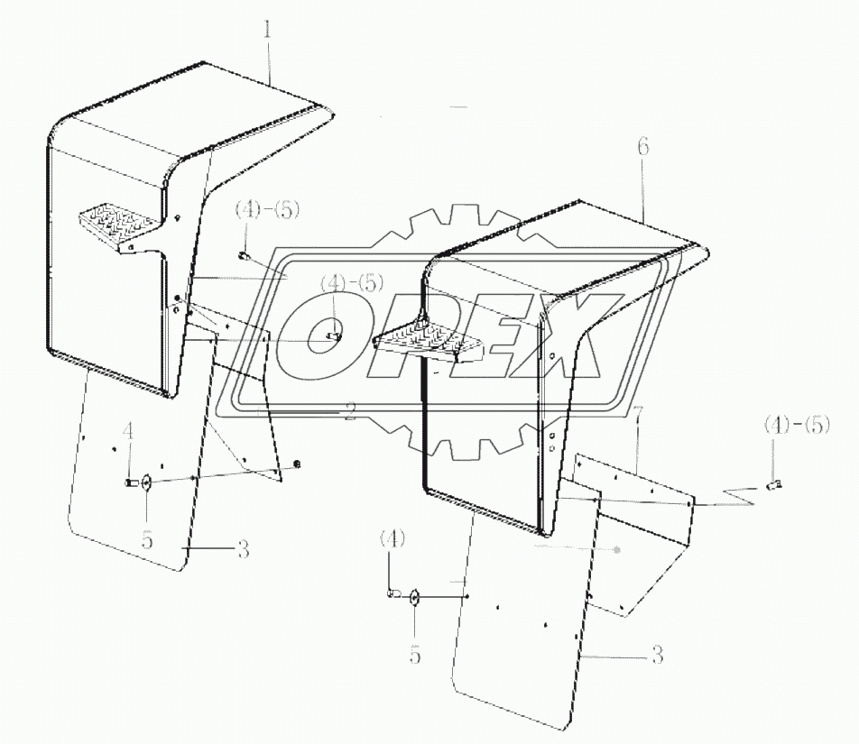 LEFT RIGHT FRONT FENDER