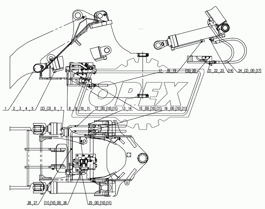 LIFTING CYLINDER ASSEMBLY