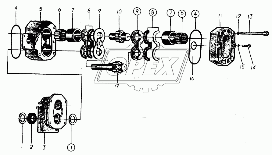 WORKING GEAR PUMP