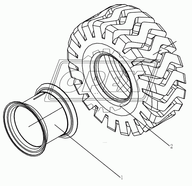 RIM AND TYRE ASSEMBLY