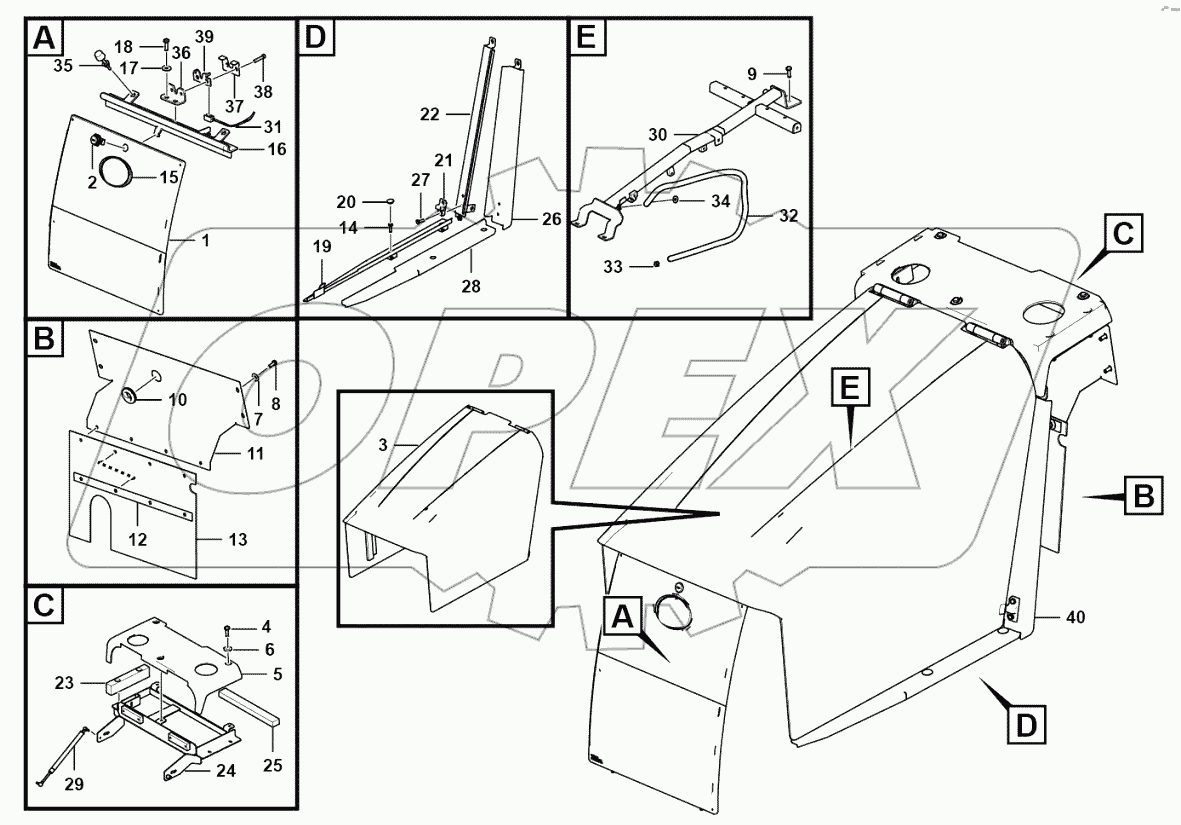  Engine bonnet assembly