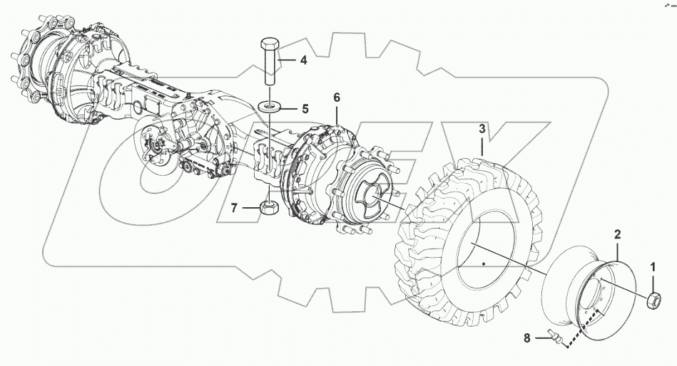  Rear axle