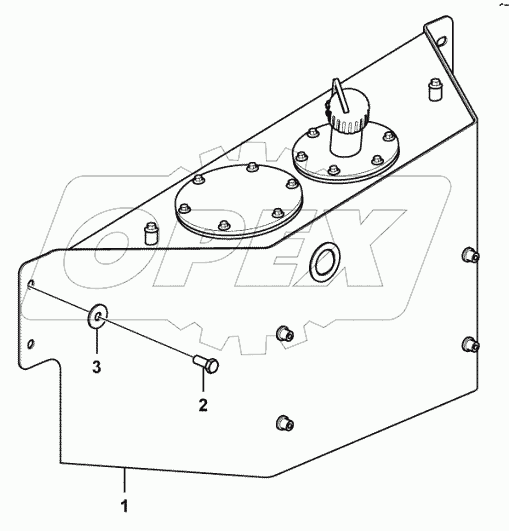  Hydraulic fluid tank