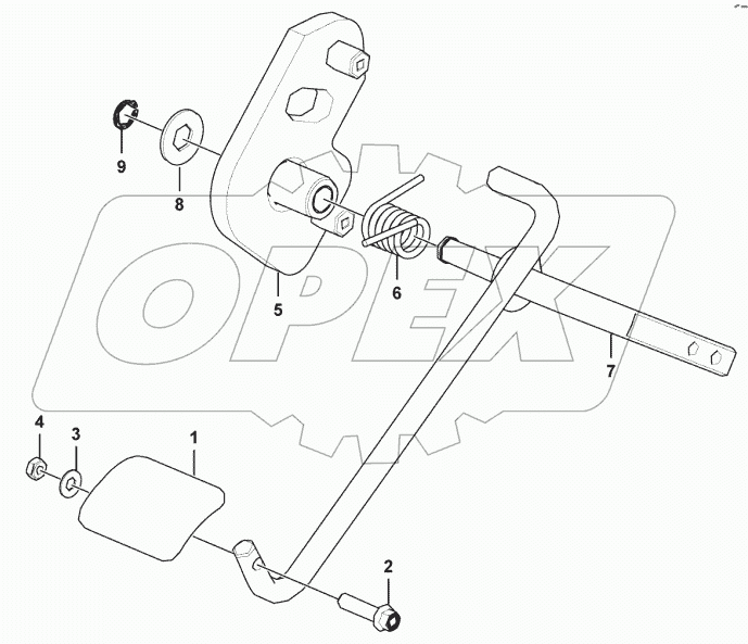  Accelerator pedal system