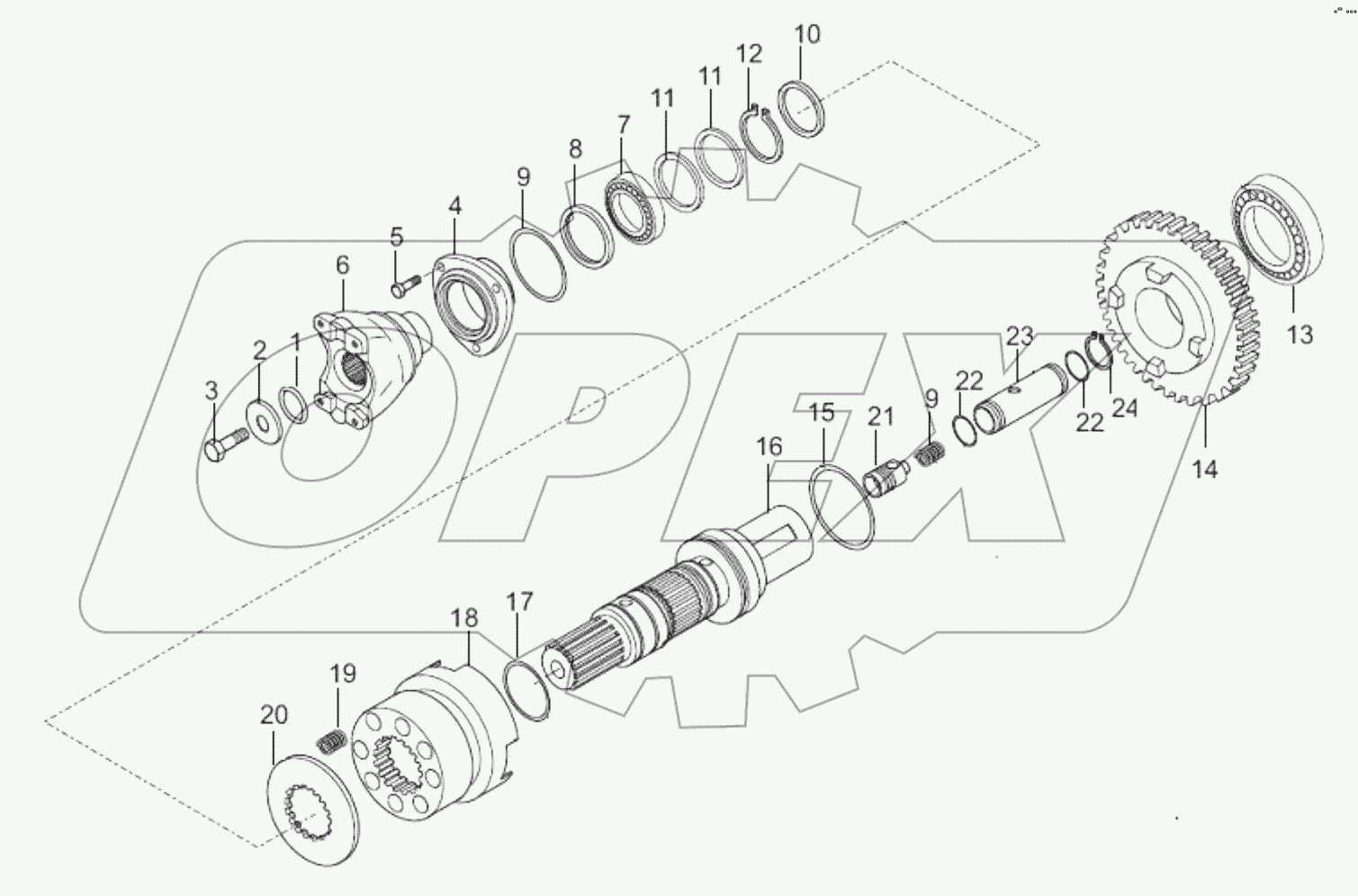  4wd shaft (axis e)