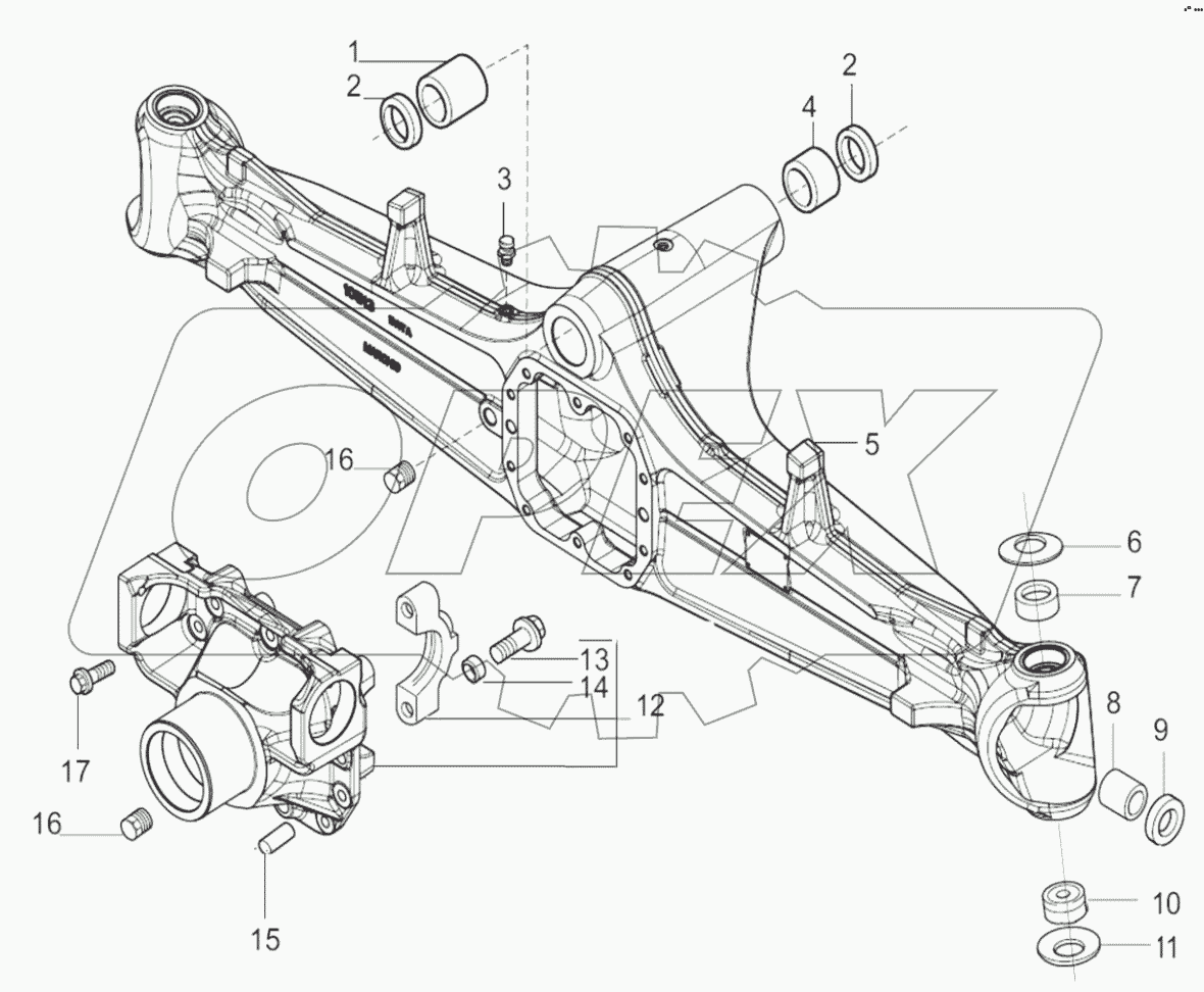  Axle housing
