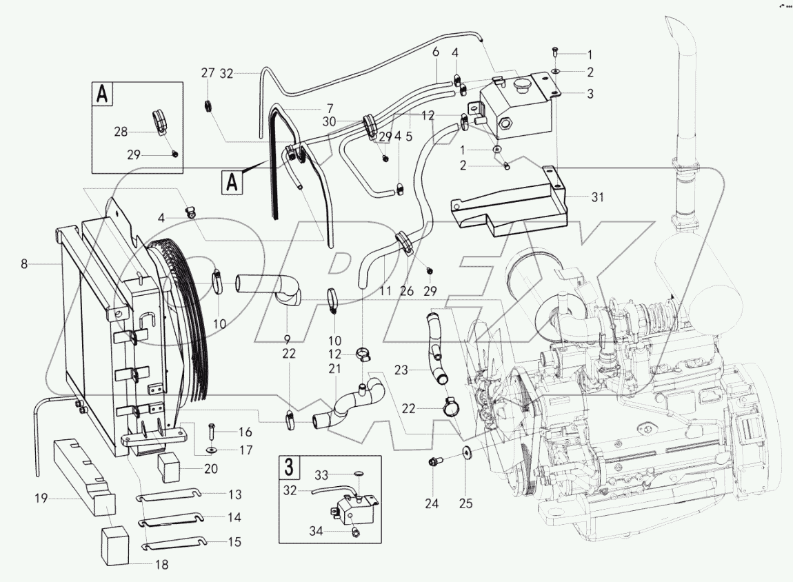  Engine cooling system