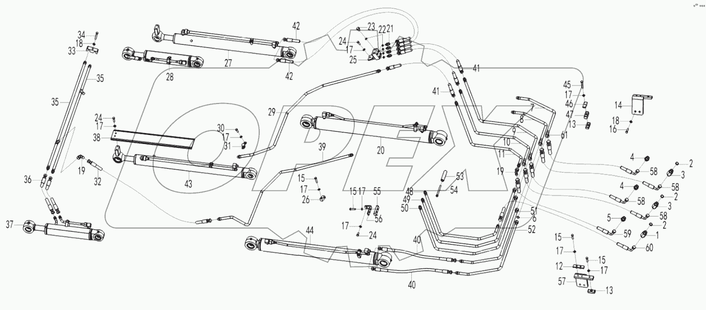  Loader hydraulic assembly