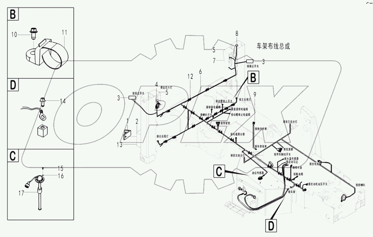  Electric assembly frame