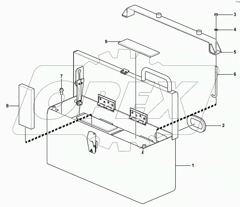  Battery box assembiy