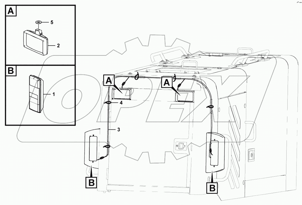  Engine hood electric system