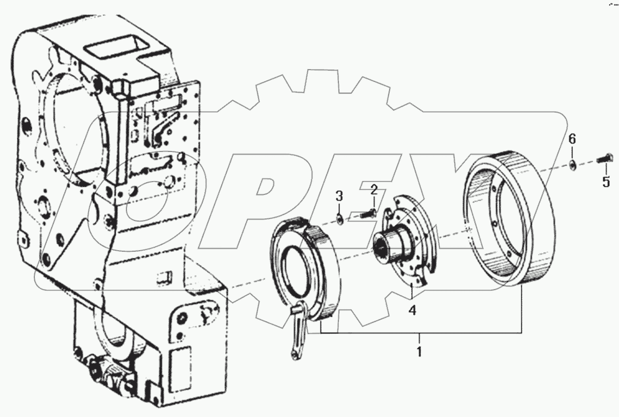  Stop brake staff parts