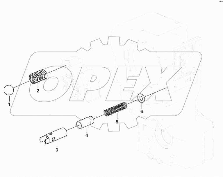  Pressure valve parts