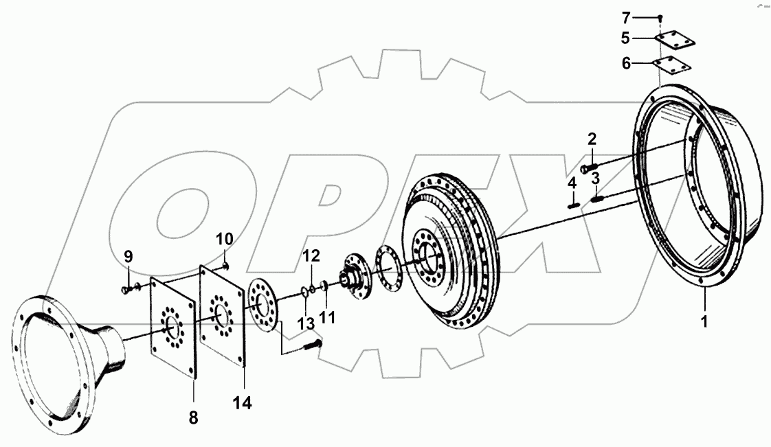  Engine connection parts