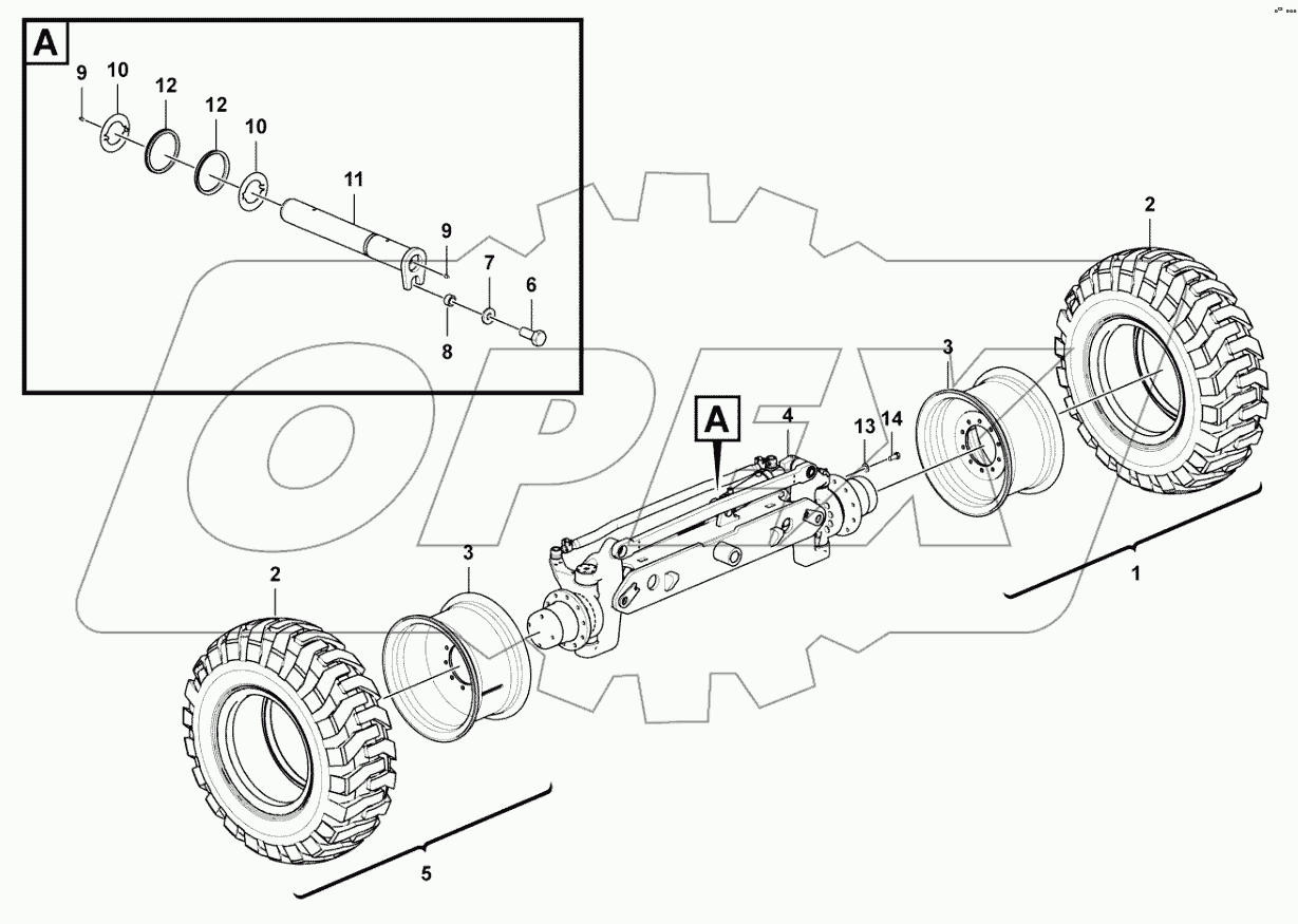  Front axle