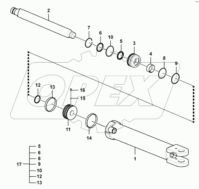  Steering cylinder