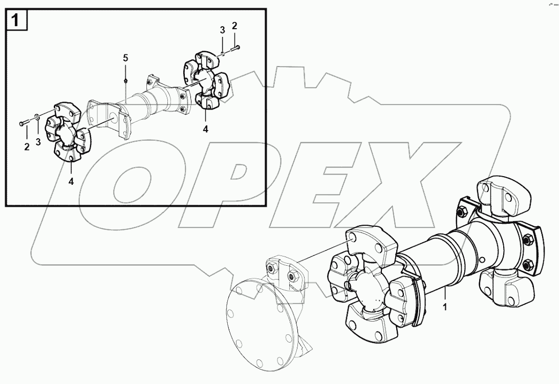  Propeller shaft assembly
