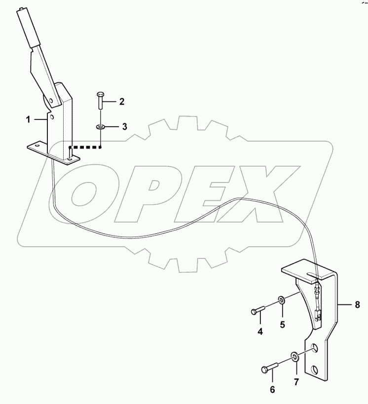  Parking brake kit