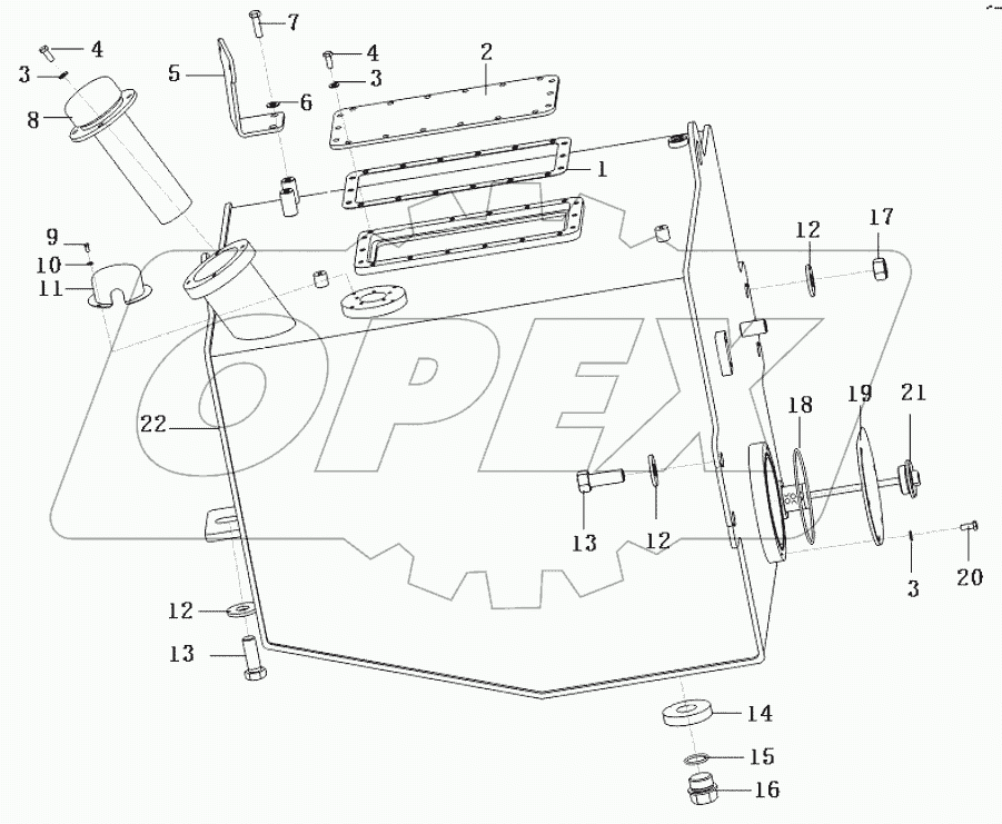  The fuel tank assembly