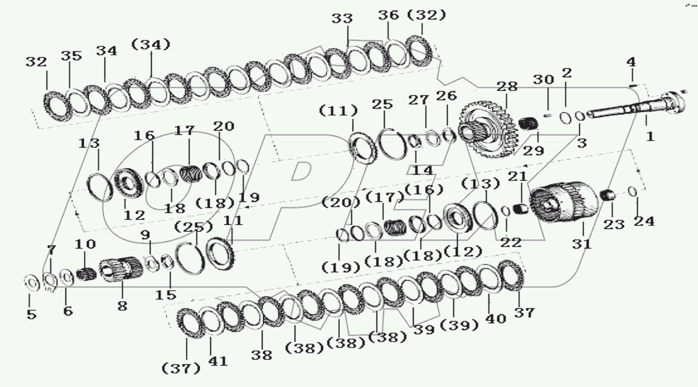  4644 153K3+K4 Clutch