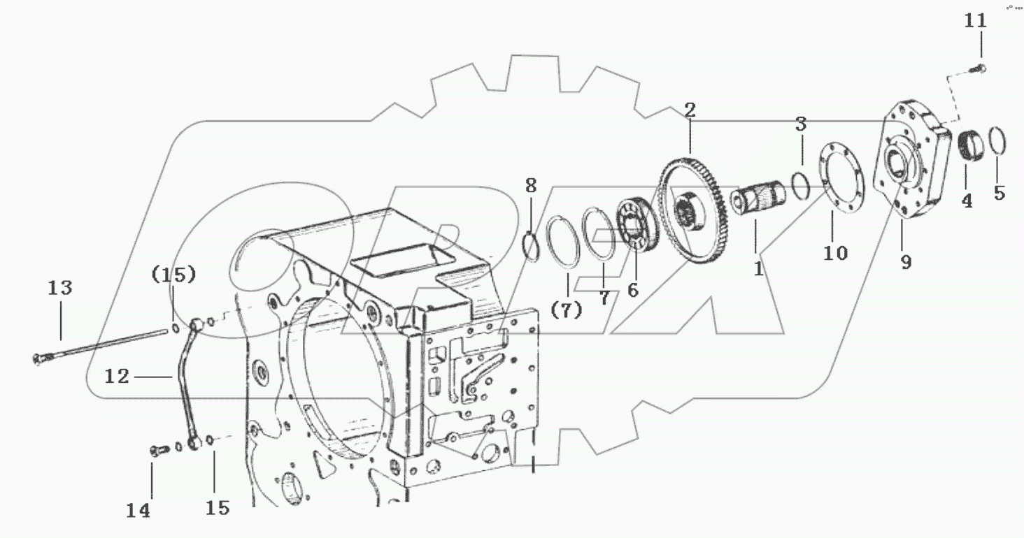  4644155 Power take-off component
