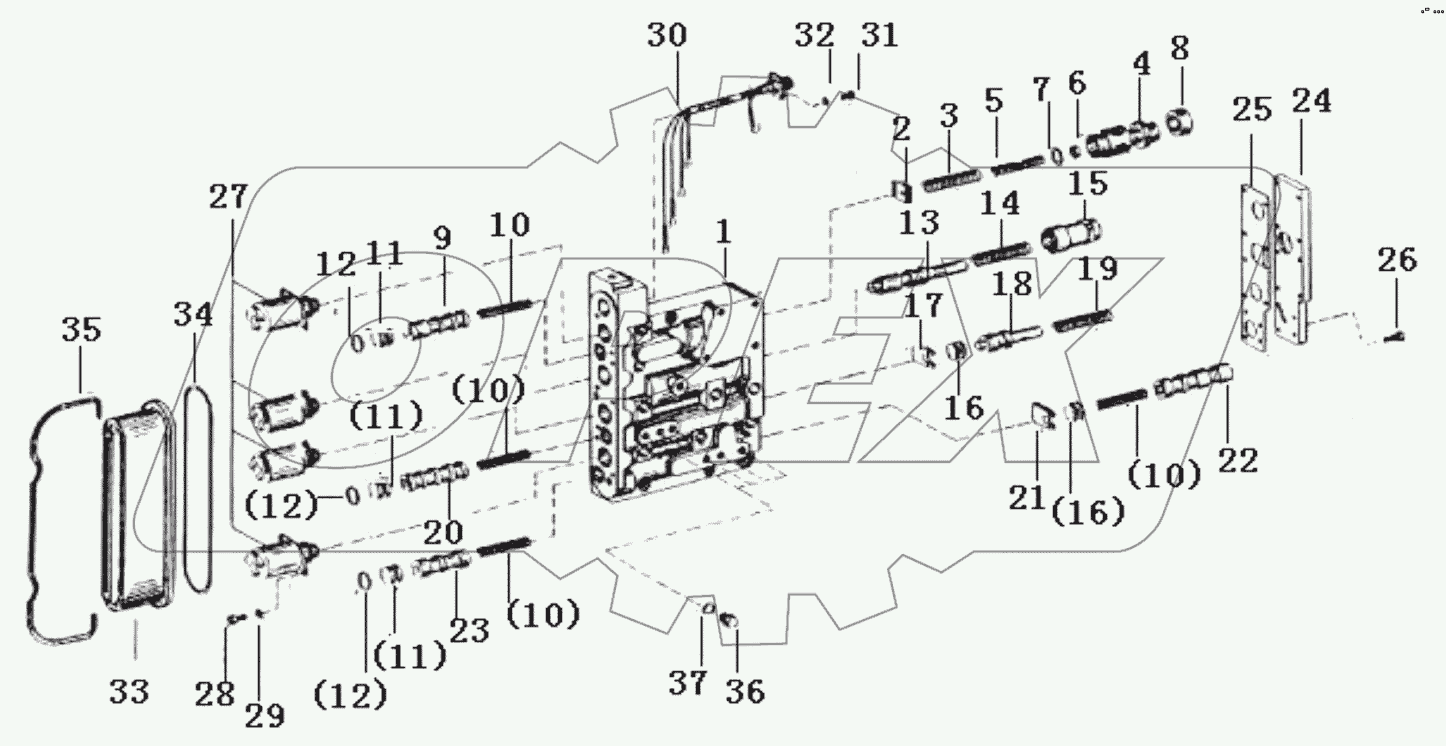  4644 159 Control valve parts