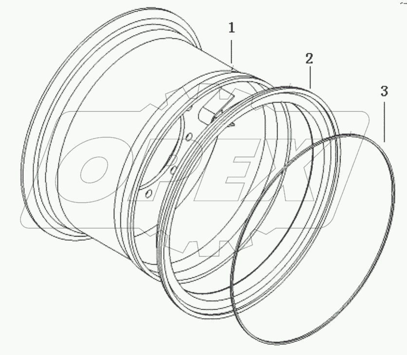  Rim 14.00/1.5-25 (371300)	