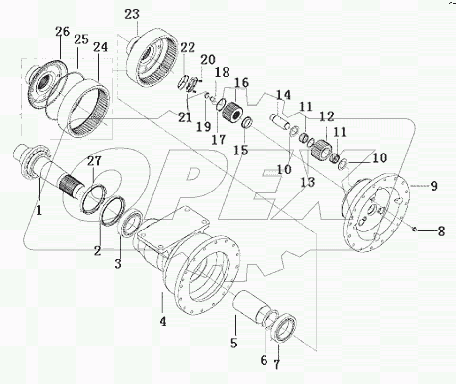  93000011 Planetary assembly