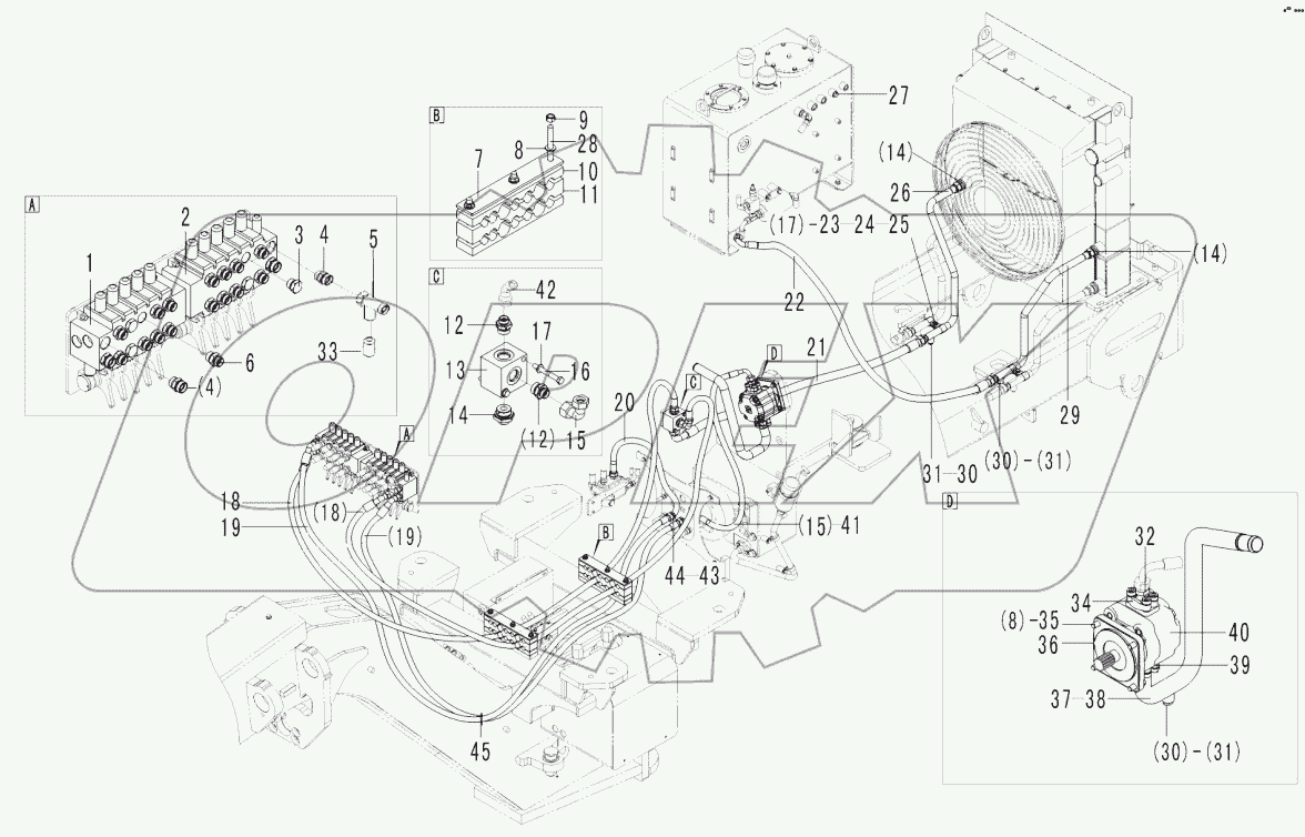  Working pump assembly
