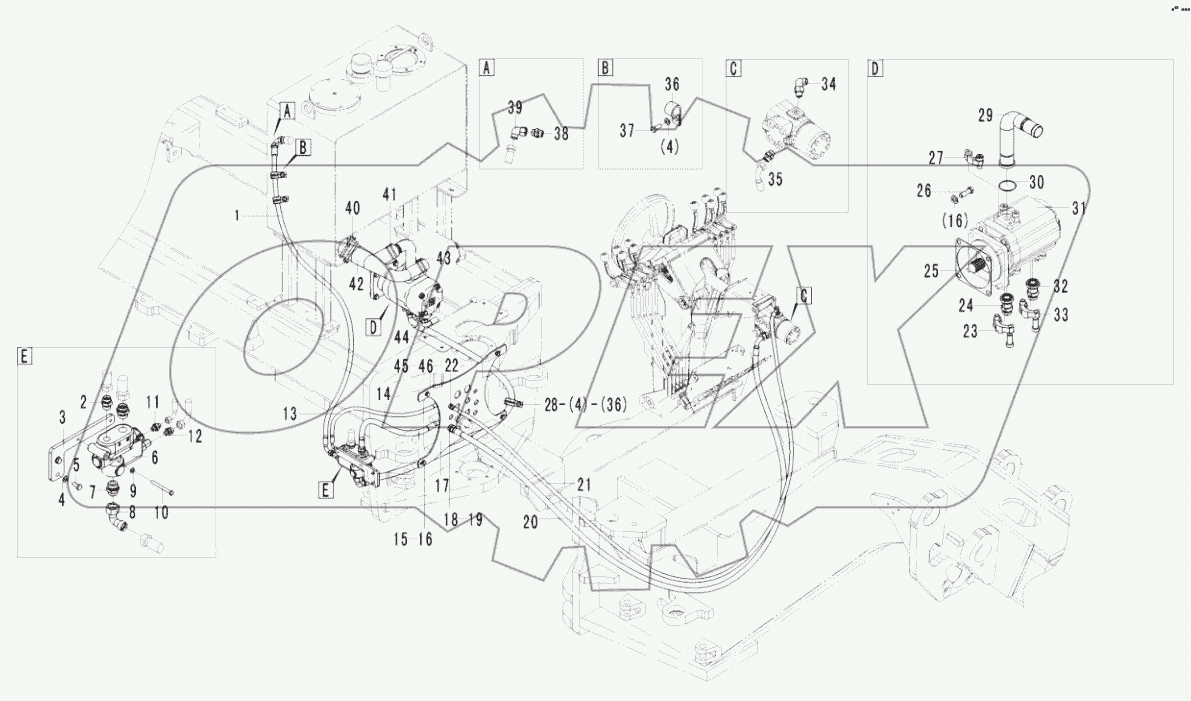  Steering pump assembly