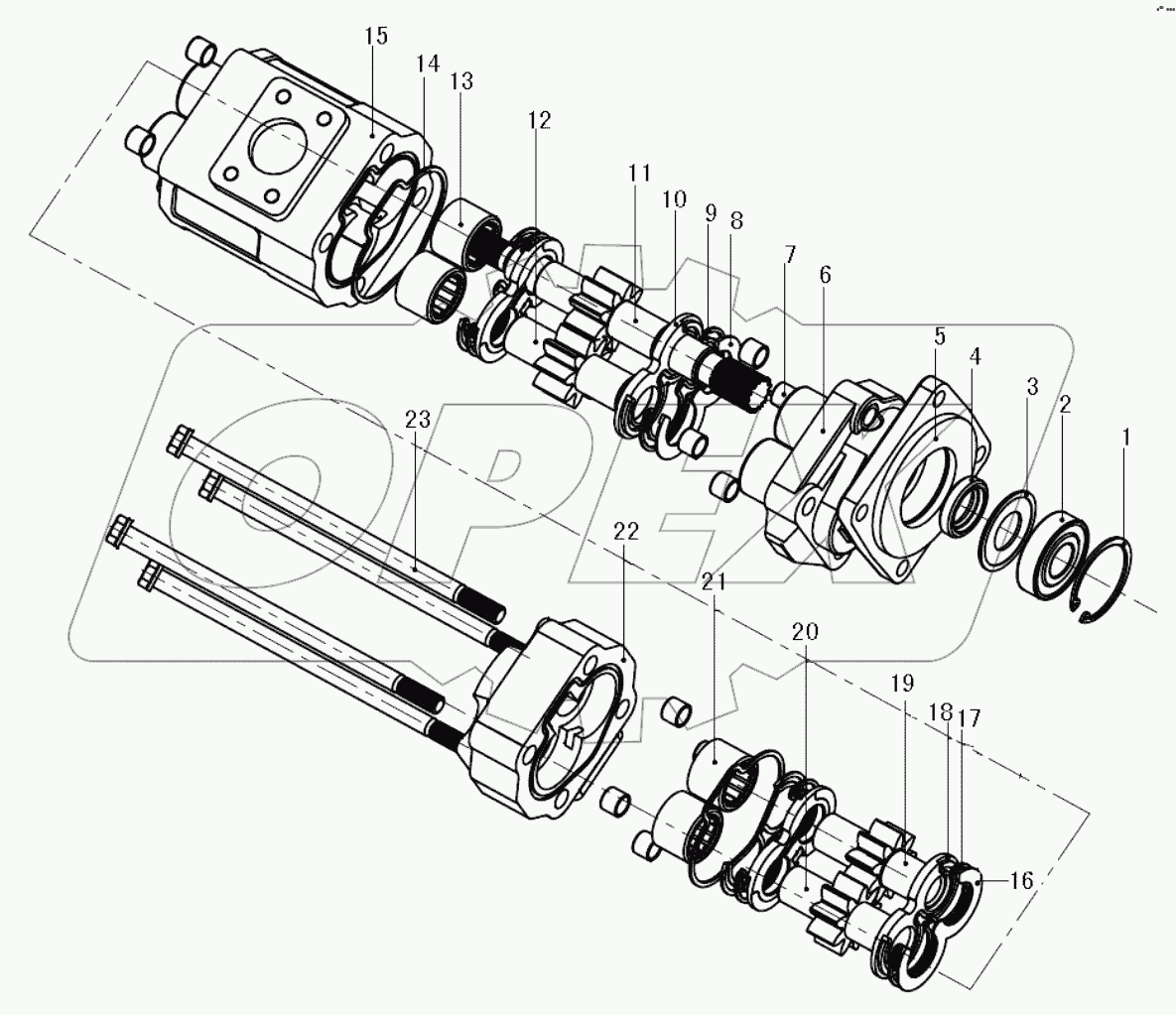  JHP2032/Gj1016 (370101) Gear pump