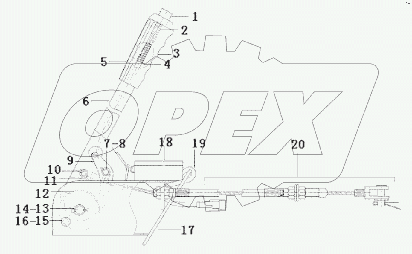  LG19-CZJG-LGS814 Parking brake system