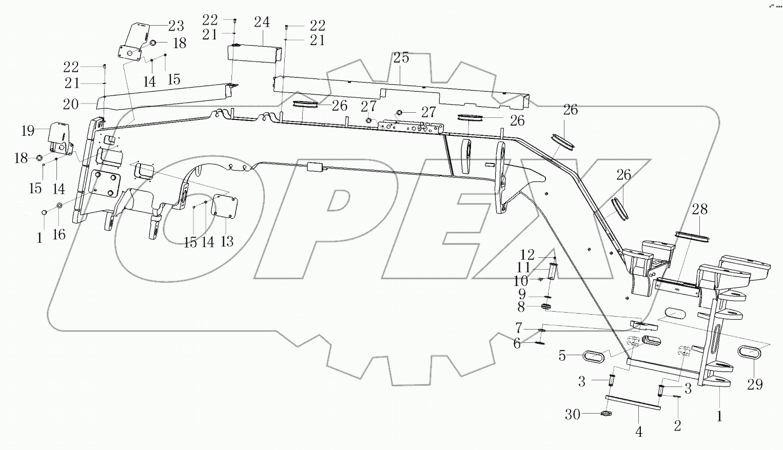  Front frame assembly
