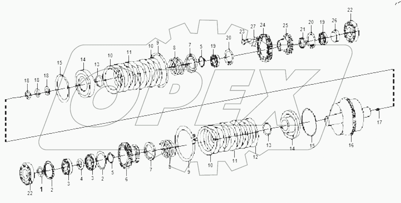 Backward high-end clutch