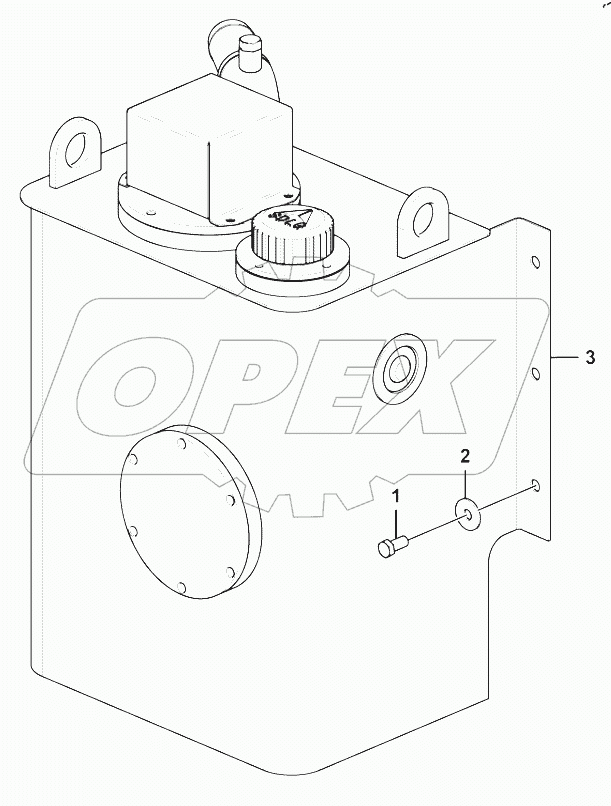  Hydraulic fluid tank system