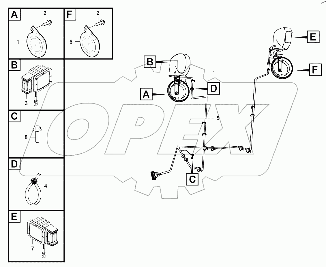 Front frame electric system