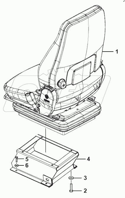  Driver seat assembly
