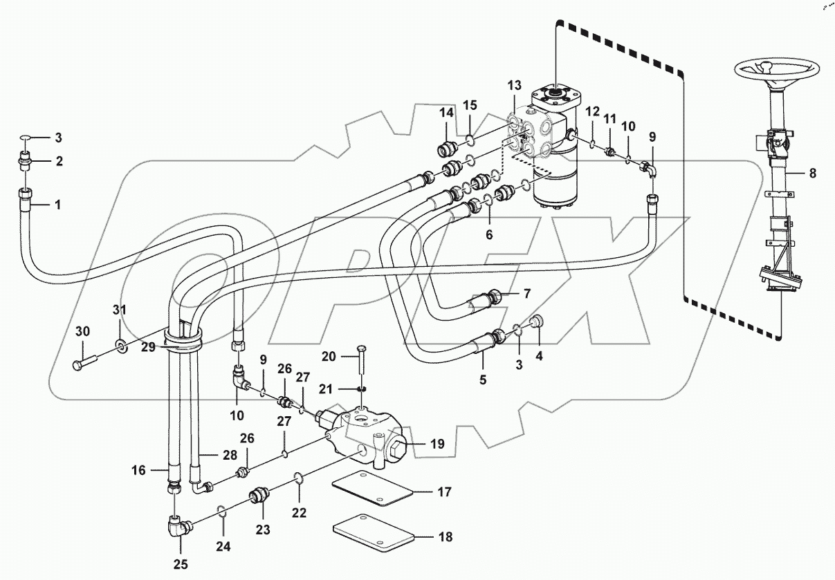  Steering gear system