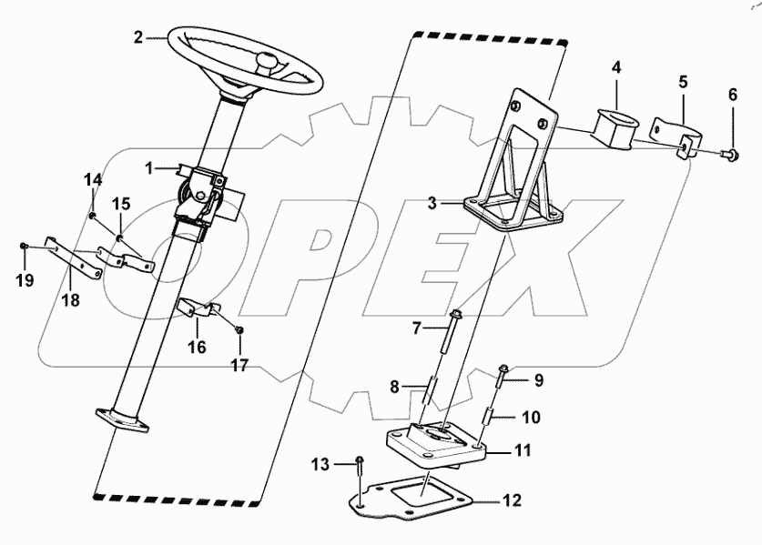  Steering column assembly