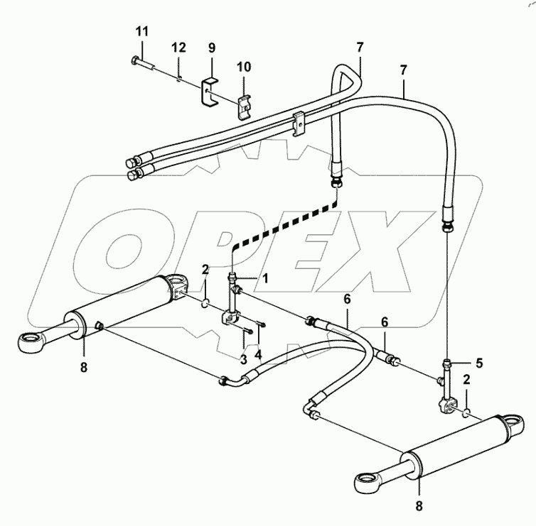  Steering cylinder system