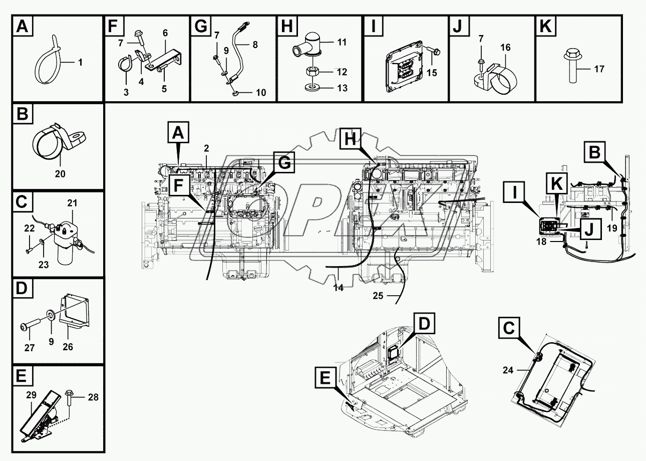 Engine electric system