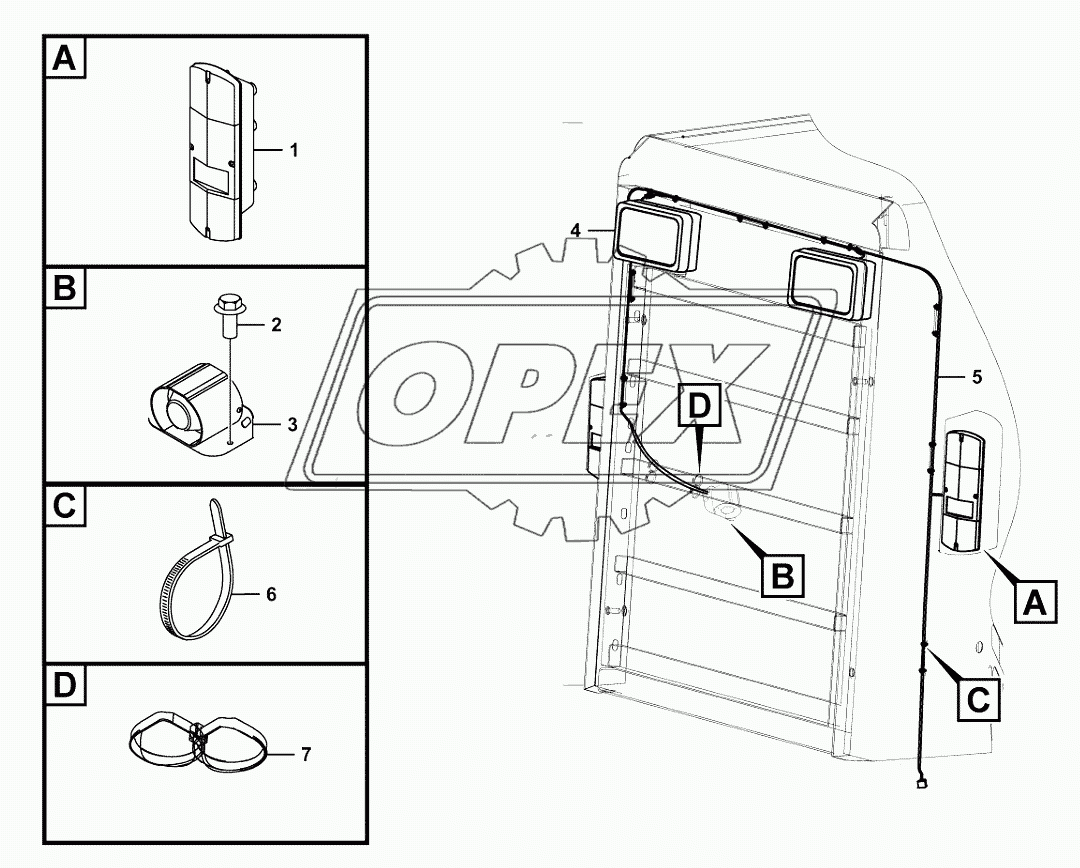 Electrical assembly-hood