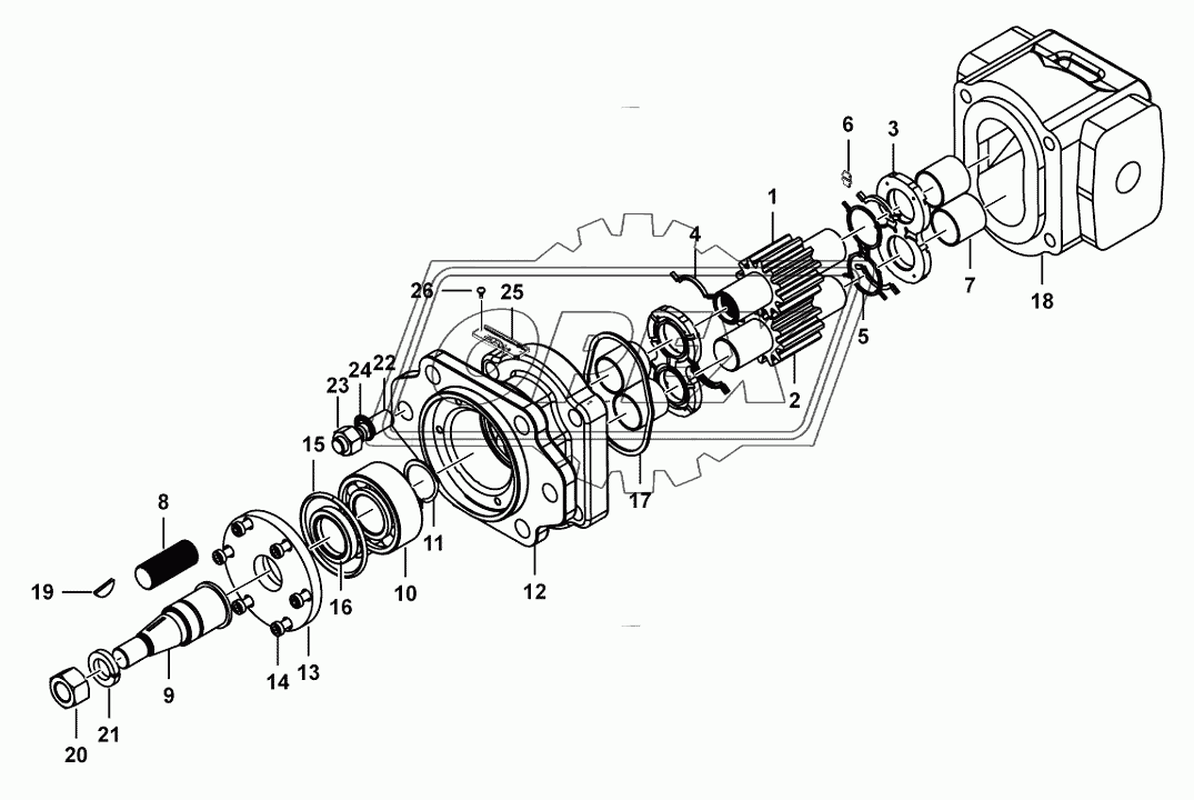 Hydraulic motor (120101)