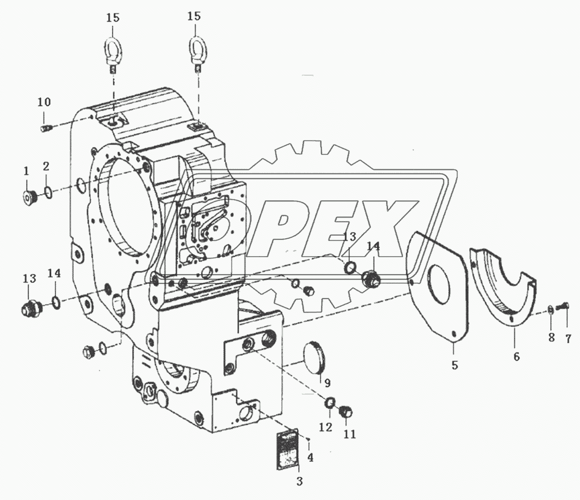 Transmission assembly 4644 101 190